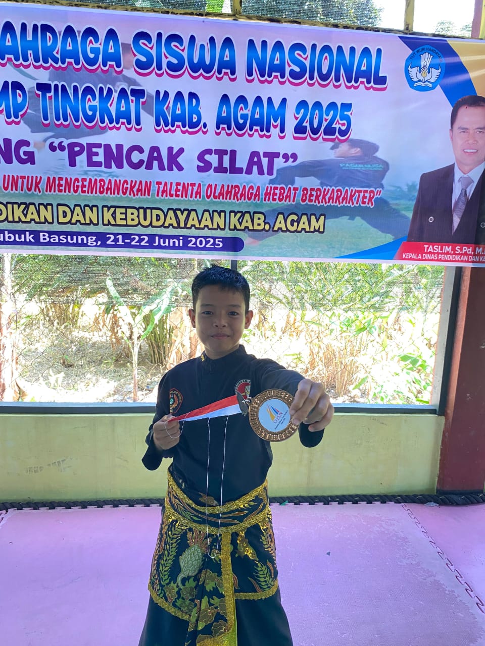Peringkat 3 (Medali Perunggu) Pencak Silat 02SN Tingkat Kabupaten Agam